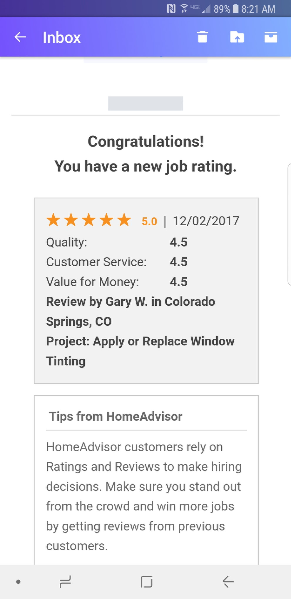 Colorado Window Tinting Experts Get Raving Reviews!